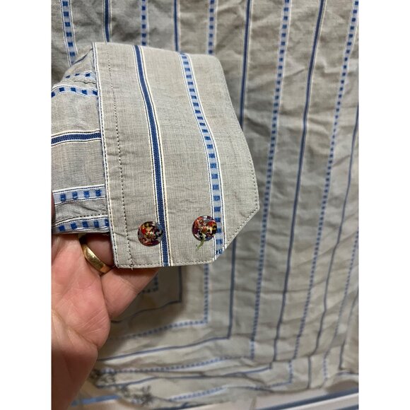 Robert Graham Embroidered Long Sleeve Button Up Shirt - Size XXL - Picture 6 of 7